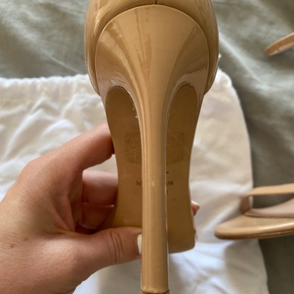 Stuart Weitzman nudist strap sandal size 7 - Picture 9 of 10